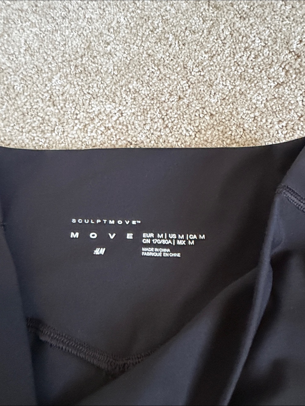 H&M Black Women's High-Waist Leggings - Picture 2 of 2